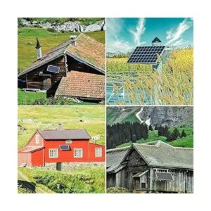 Topsolar Kit de panel solar monocristalino de 20 W y 12 V