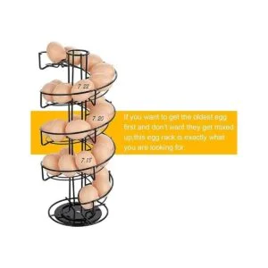 Toplife. Soporte de acero inoxidable diseño en espiral._5