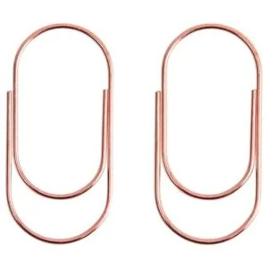 Topgogo Clips de papel de oro rosa 20 piezas de 1.969 in_5