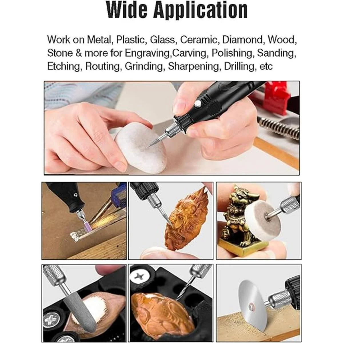 Toolly Kit de herramientas de grabado multifuncional con