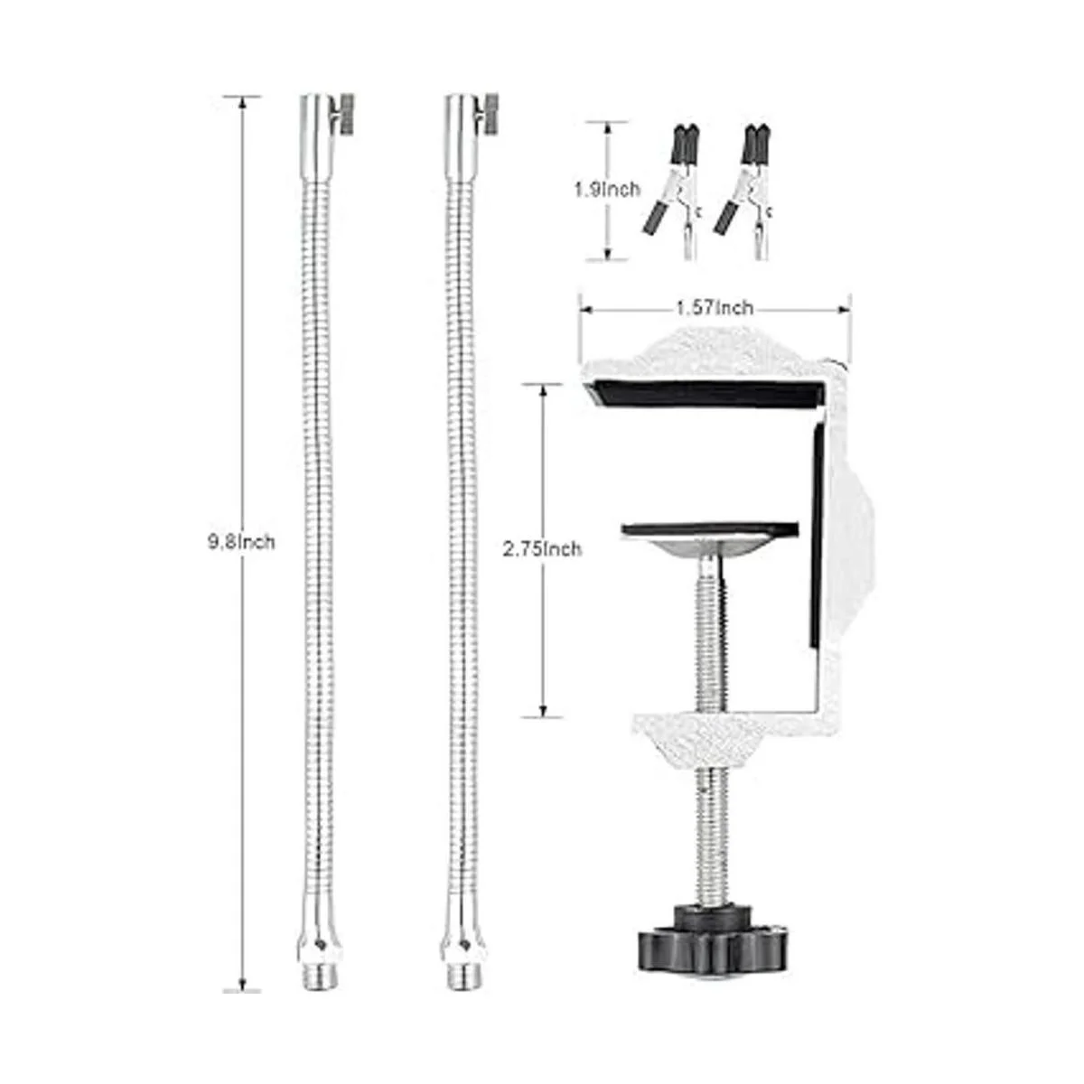 Toolour Soporte para manos de soldar de tercera mano con
