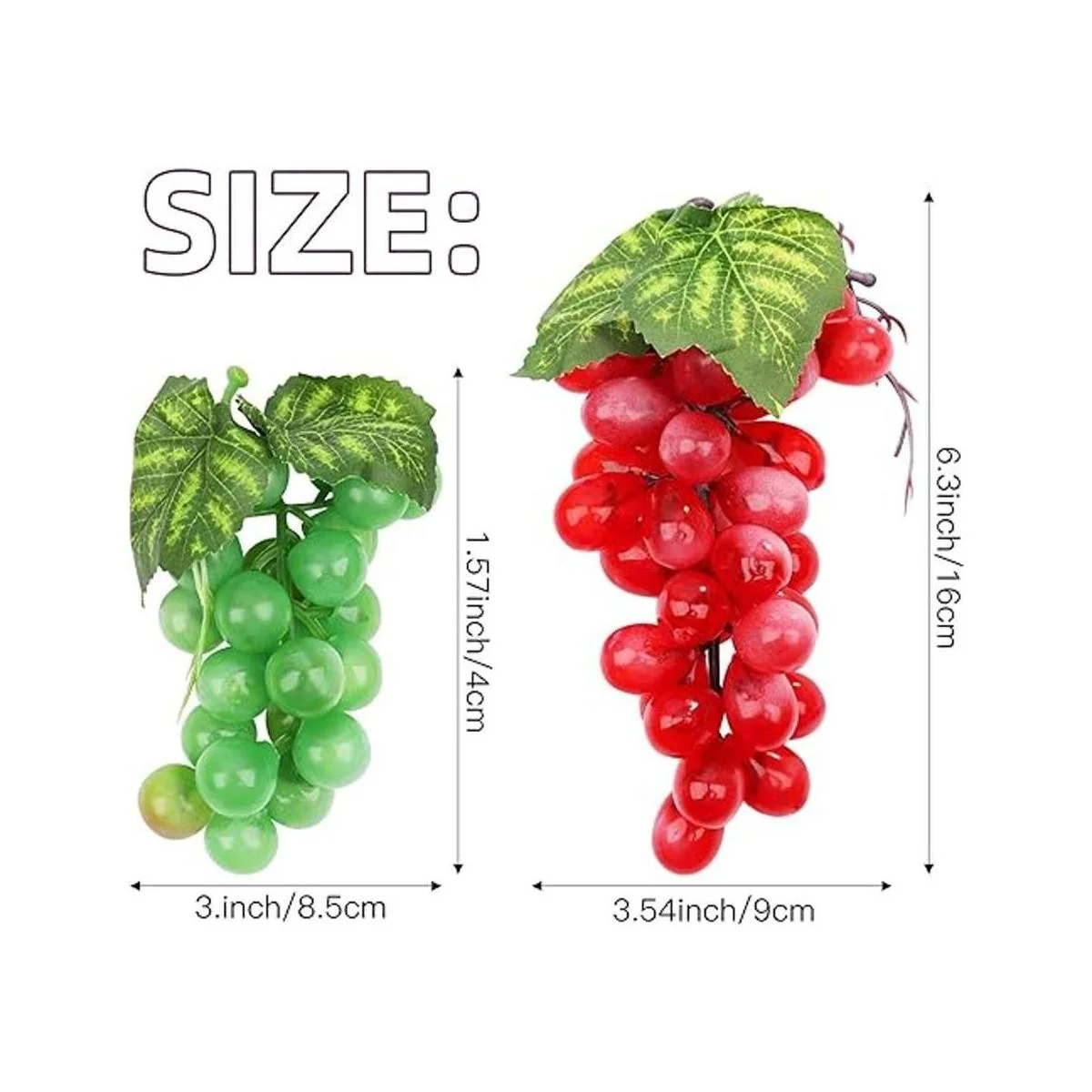 Toopify 10 racimos de uvas artificiales de simulación_2