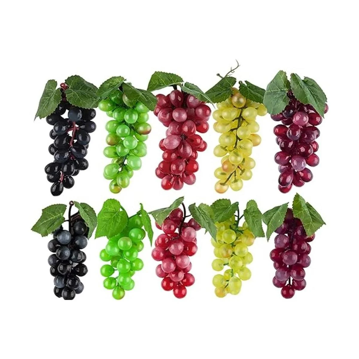 Toopify 10 racimos de uvas artificiales de simulación_1
