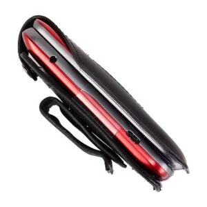 Funda de cuero ajustable para GreatCall Lively Flip_5