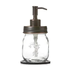 Dispensador de jabón yo loción de bronce aceitado en_1