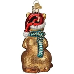 Old World Christmas Adornos de Navidad de cristal canguro_3