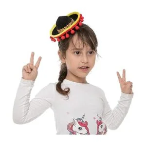 JOYIN 6 piezas Cinco De Mayo Fiesta de tela y paja_4