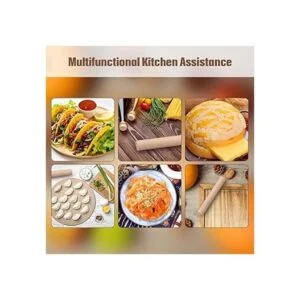 Rodillo pequeño de madera rodillo de masa de masa de