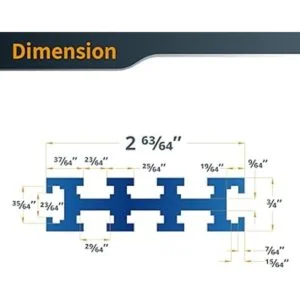POWERTEC 71633 Kit de valla de carpintería para tableros