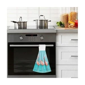 Paquete de 2 toallas de mano de flamenco de verano playa