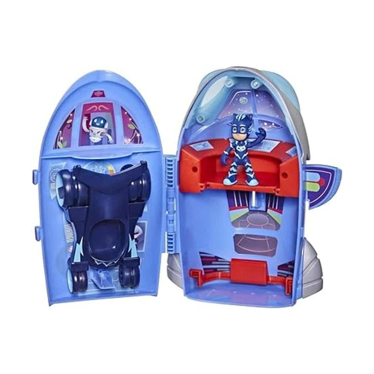 PJ Masks Juego 2 en 1 cuartel general y cohetes_3