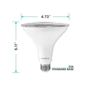 Luxrite Bombilla LED Dusk to Dawn PAR38 equivalente a 120_4