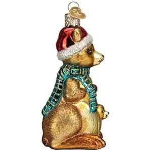 Old World Christmas Adornos de Navidad de cristal canguro_4