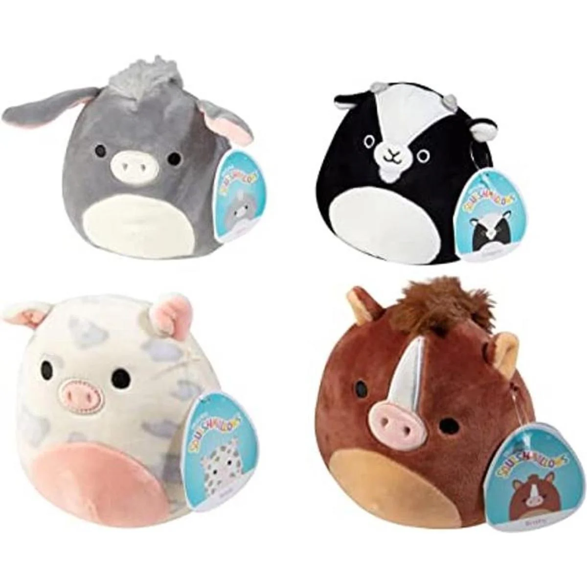 Kellytoy Squishmallows Escuadrón de granja 5 pulgadas_1