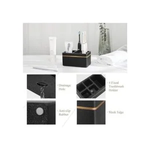 Shinowa Soporte para cepillo de dientes de resina 5_3