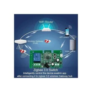 MHCOZY Interruptor de relé inteligente ZigBee de 1 canal