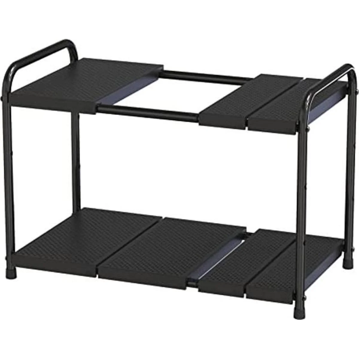 DecoBros Organizador de estantes expandible de 2 niveles_1