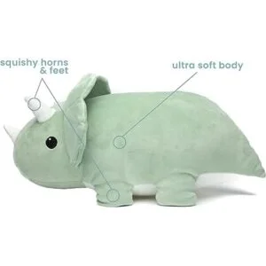 Linda almohada de peluche de dinosaurio para niños_3