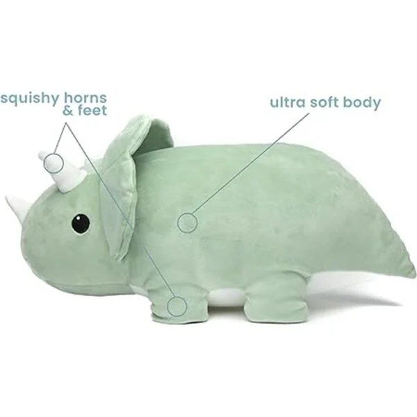 Linda almohada de peluche de dinosaurio para niños_3