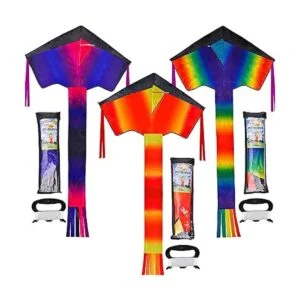 JOYIN Paquete de 3 cometas Delta Rainbow de color cálido y_4