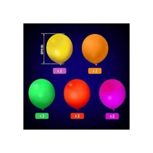 Suministros de fiesta de neón brillante con barra_6