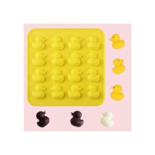 Newk Duck Molde de silicona para chocolate 4 paquetes de_5
