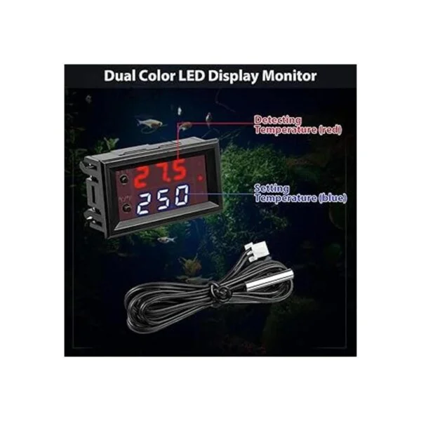 Controlador electrónico de temperatura de 12 V programable_2