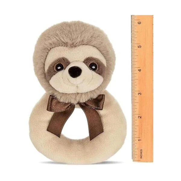 Bearington Baby Lil Speedster Sonajero de peluche 5.5 in_4