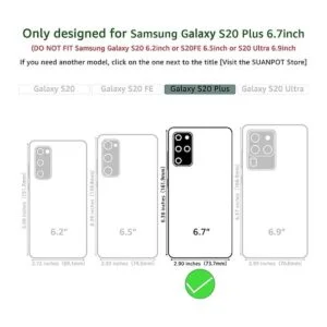 SUANPOT Funda de cuero para Samsung Galaxy S20S20 Plus_2