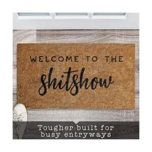 Bienvenido a The Shitshow Tapete de bienvenida de 30 x 17_5