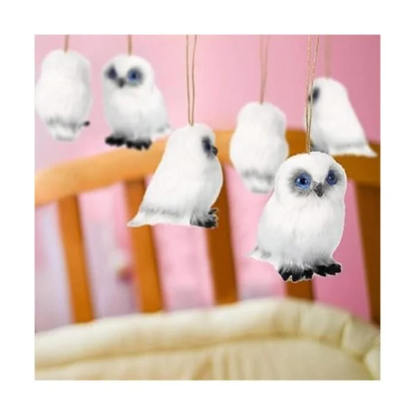 Skylety 6 piezas Mini búho peluche juguete de peluche 3.2_6