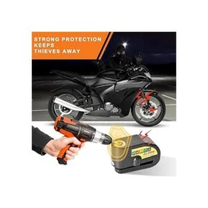 Cerradura de freno de disco de alarma de motocicleta_2