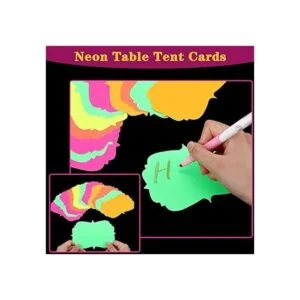 Suministros de fiesta de neón brillante con barra_4