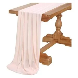 SoarDream Camino de mesa de gasa de 10 pies paquete de 10_1