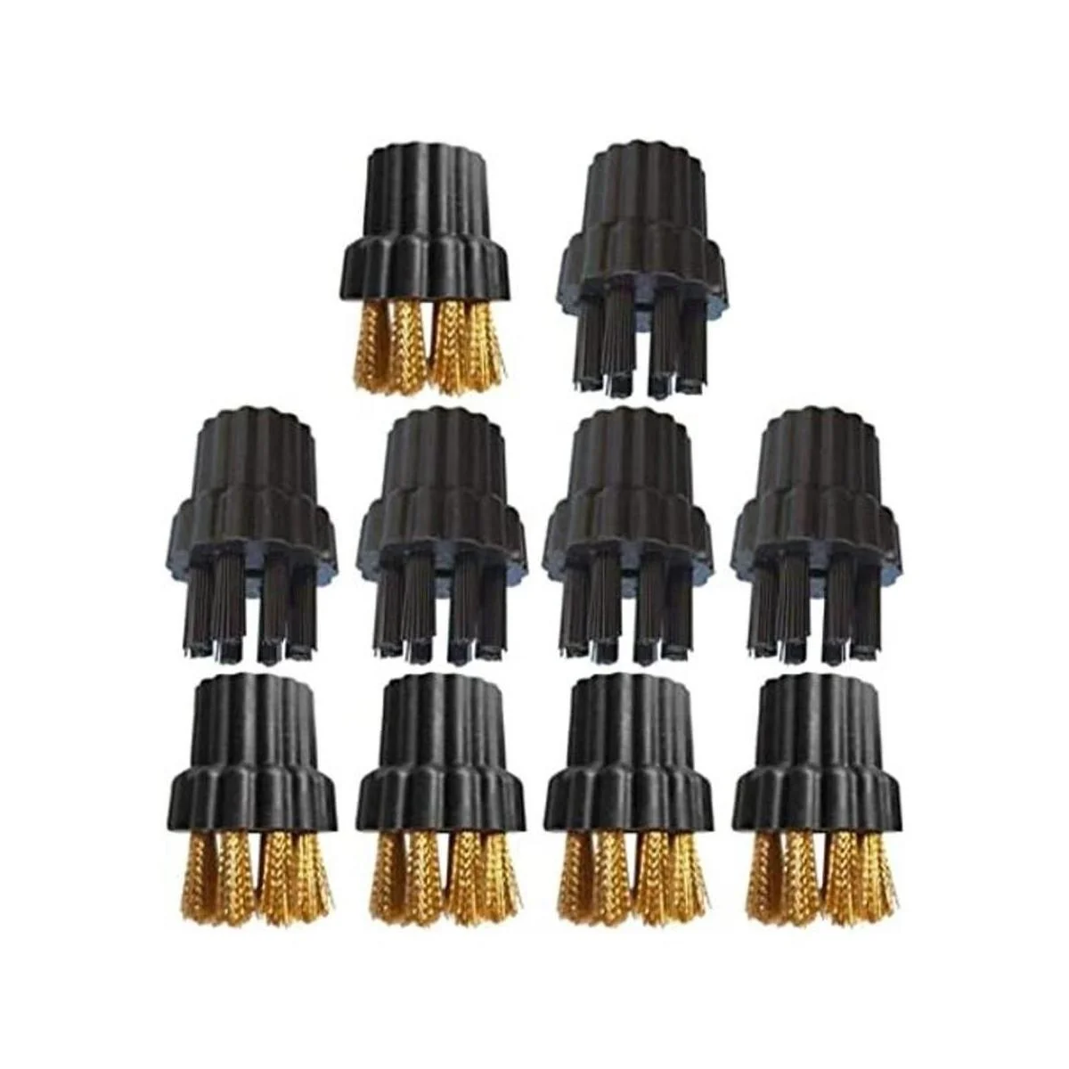 Happyyami 10 piezas de repuesto para cabezal de cepillo de_1