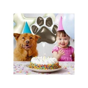 4 globos en forma de hueso globos de aluminio de helio y_5