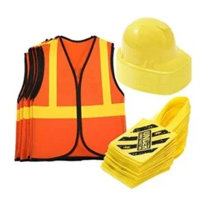 Disfraz de construcción de 48 piezas incluye 16 bolsas de_1