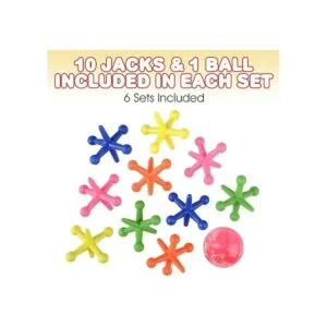 ArtCreativity Big Neon Jacks juego 6 juegos cada juego_2