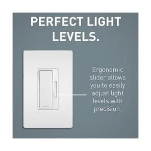 Legrand RHCL453PWPW Interruptor de luz radiante con placa_2