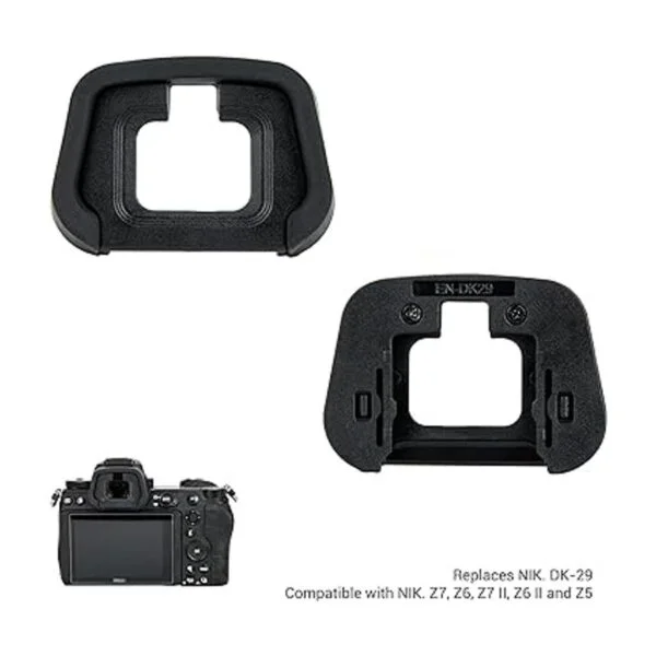 2 unidades de silicona suave visor ocular ocular para_3