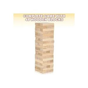 ArtCreativity Mini juego de torre de madera juego de_2