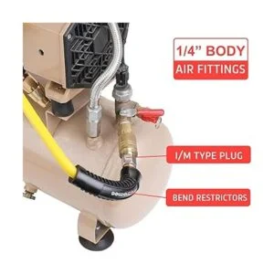 Hromee Manguera de compresor de aire de 14 pulgadas x 25_3