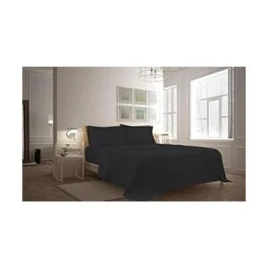 Royale Linens Sábanas de cama de 4 piezas Juego de ropa_5