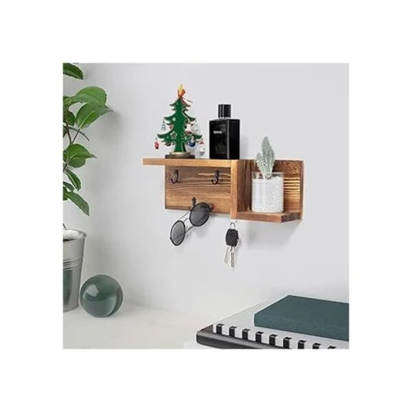 AKKO Llavero de madera para pared organizador decorativo