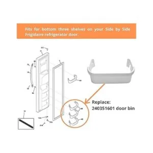 Frigidaire Papelera de puerta para frigorífico_2