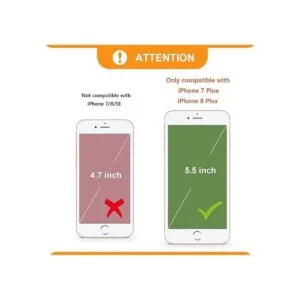 Bocasal Funda tipo cartera para iPhone 7 Plus8 Plus_2