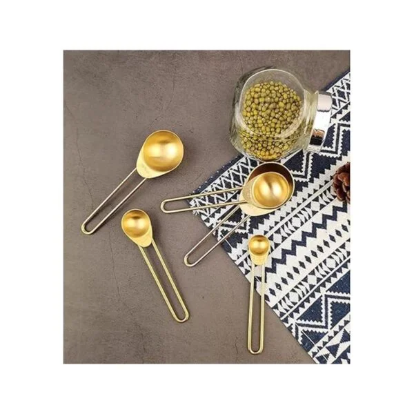 TOPZEA Juego de 9 tazas y cucharas medidoras de acero