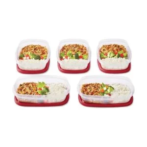 Rubbermaid EasyFindLid Recipientes de preparación de_4