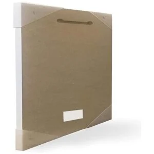 Stupell Industries Fluffy Farm Sheep Minimal White Plank_3