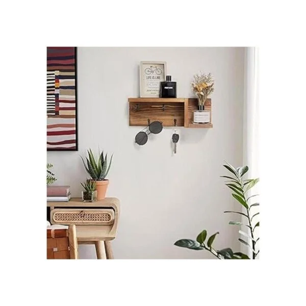 AKKO Llavero de madera para pared organizador decorativo
